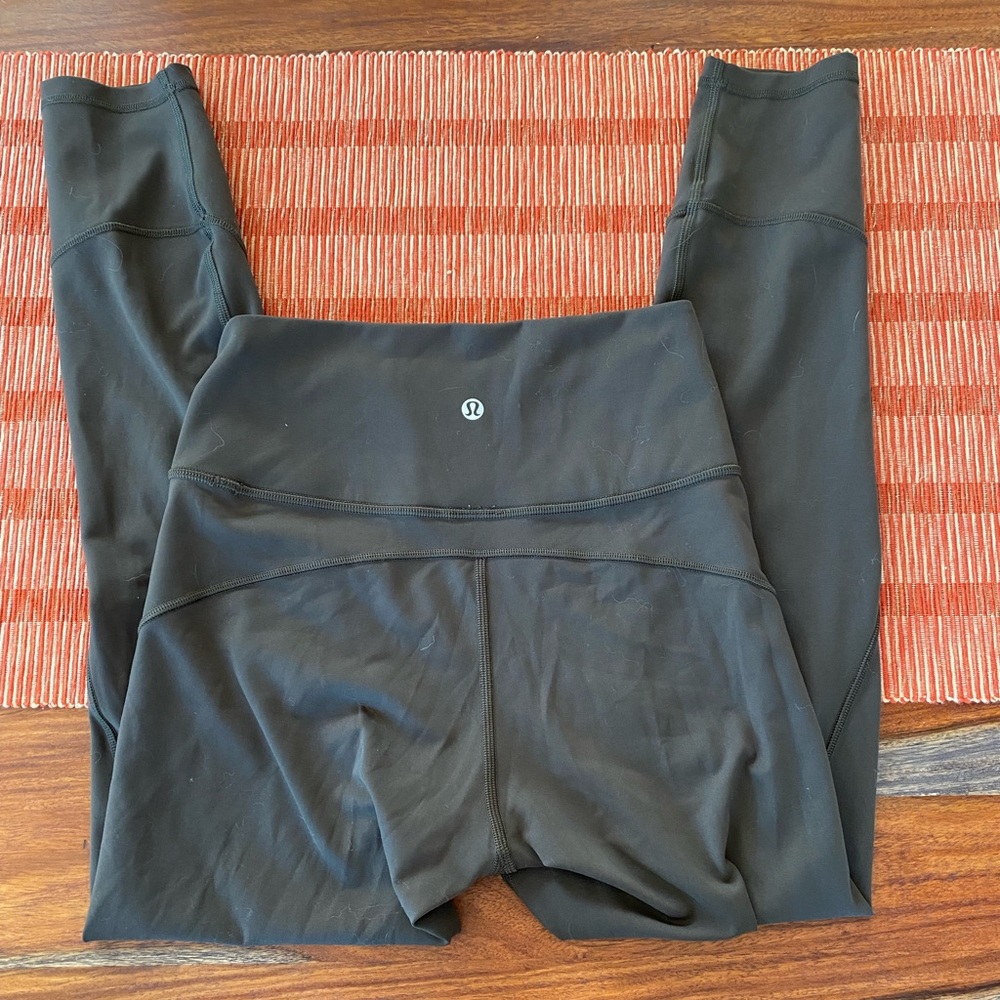 Lululemon army green leggings